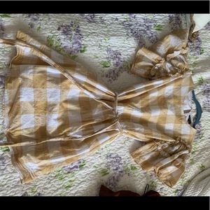 Plaid Ruffled Mini dress